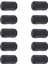 Ferrit Halkalarda 10 Pcs Klips Çekirdek 5mm Çapı Premium Gürültü Bastırıcı Siyah 2