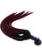 70CM Kırmızı Gradyan Kask Örgüleri Ponytail Motosiklet Kask Pigtails 4