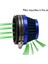 Motosiklet Hava Filtresi Professional Direct, Dirt Bike Için Değiştirilir Atv 55MM Mavi(Yurt Dışından) 5