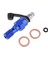 3xuniversal M10 Tek Banjo Bolt Iplik Bleeden Meme Izgayıcıları 1.0mm Mavi 3 Pcs 5