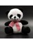 Tatlı Peluş Panda & Işıklı Mini Panda Kar Küresi Hediye Seti 3