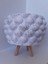 Damla Motifli Ayaklı Beton Saksı 20 x 20 x 21 cm 1