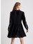 Desigual V Yaka Mini Siyah Kadın Elbise 22SWVW72