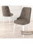 Concept Iza Serisi 80 x 132 cm Açılabilir Mdf Masa Beyaz Mutfak Masa Takımı 6 Sandalye 4