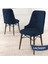 Concept Iza Serisi 80 x 132 cm Açılabilir Mdf Masa Barok Ahşap Desen Mutfak Masa Takımı 6 Sandalye 4