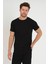 Erkek Basıc T-Shirt - Siyah 2