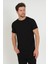 Erkek Basıc T-Shirt - Siyah 4