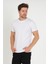 Erkek Basıc T-Shirt - Beyaz 4