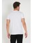 Erkek V Yaka T-Shirt -Beyaz 4