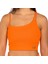 Kadın Ince Askılı Spor Sütyeni Atlet Esnek Crop Top - Brave Turuncu 1