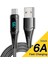 LED 6A Dijital Ekranlı USB To Type-C Hızlı Şarj Kablosu(1 Metre) 1