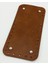 Suni Deri Taba Renk 25X12 cm Dikdörtgen Çanta Tabanı (Gümüş Aparatlı) 1