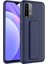 Xiaomi Redmi Note 10 Kapak Qstand Silikon Kılıf - Lacivert 1