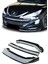 Oto h.i.t. Peugeot Rcz Esnek Ayarlanabilir 3 Parça Kanatlı  Piano Black Ön Lip 3