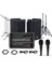 X5-C12 Komple Ses Sistemi Paketi, 1xemx5 + 2XCBR12 + 2xshure SV200 + 4xstand + 4xkablo 1