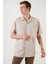 Oversize Fit Kısa Kollu Tek Cepli Apaş Yaka Gömlek Erkek GÖMLEK CF21194664 1