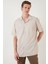 Oversize Fit Kısa Kollu Tek Cepli Apaş Yaka Gömlek Erkek GÖMLEK CF21194664 3