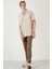 Oversize Fit Kısa Kollu Tek Cepli Apaş Yaka Gömlek Erkek GÖMLEK CF21194664 4