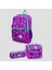 Kids Koyu Pembe Su Yeşili Peri Desenli Dört Bölmeli Okul Sırt Çantası,thermo Beslenme Çan K74SET02 1