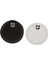 2 Adet Beyaz / Siyah Drumhead Davul Kiti Parçaları Için Pad Pad Patch (Yurt Dışından) 4