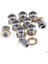 40 Adet Drum Süzgeç Hava Havalandırma W / Conta Krom Bas Drum Kit Parçaları 1 / 2 " (Yurt Dışından) 1
