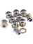 40 Adet Drum Süzgeç Hava Havalandırma W / Conta Krom Bas Drum Kit Parçaları 1 / 2 " (Yurt Dışından) 2