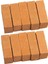 1.18 x 0.59 x 0.93 Inç. Için Tuğla Kırmızısı Inşa Etmek 4