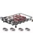 Rc /10 Alaşımlı Çatı Rafı, Redcat Arabası Için Yuvarlak LED Işığı ile 3