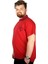 Büyük Beden T-Shirt Polo Cep Sup Md Basic 21555 Bordo 2