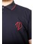 Büyük Beden T-Shirt Polo Cep Sup Md Basic 21555 Lacivert 3