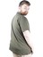 Büyük Beden T Shirt Polo Likralı Süprem Nakış 21554 Haki 4