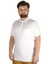 Büyük Beden T-Shirt Polo Cepli Lycra Pike Md 20554 Beyaz 1