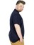 Büyük Beden T-Shirt Polo Steamnoat 22345 Lacivert 3
