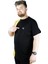 Erkek T Shirt Parçalı MD08 22134 Siyah 1