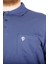 Büyük Beden T-Shirt Polo Cep Sup Basic 21557 Indigo 3