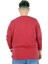 Büyük Beden Erkek Tshirt Likralı Bisiklet Yaka 20102 Bordo 3