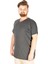 Büyük Beden Tshirt V Yaka 20032 Antrasit 1