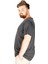 Büyük Beden Tshirt V Yaka 20032 Antrasit 3