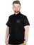 Büyük Beden T-Shirt Polo Steamnoat 22345 Siyah 1