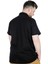 Büyük Beden T-Shirt Polo Steamnoat 22345 Siyah 2