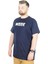 Büyük Beden T-Shirt Bis Yaka Mode 22196 Lacivert 2