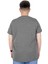 Büyük Beden T-Shirt Bis Yaka Man Official 22192 Antramelanj 2
