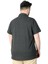 Büyük Beden Erkek T-Shirt Polo Mdx Club 22305 Antrasit 3