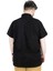 Büyük Beden T-Shirt Polo Skipper Crew 22341 Siyah 3