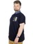 Büyük Beden T-Shirt Polo Modx Club 22351 Lacivert 2