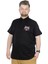 Büyük Beden T-Shirt Polo Design Mx 22346 Siyah 1