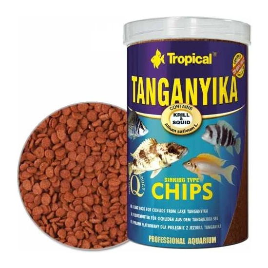 Tropical Tanganyika Chips Balık Yemi 50 gr