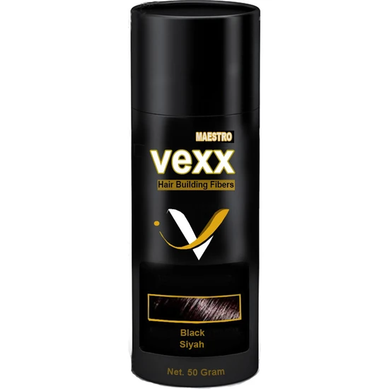 Vexx 50 gr Siyah Saç Tozu Topik- Topaklanma Yapmaz