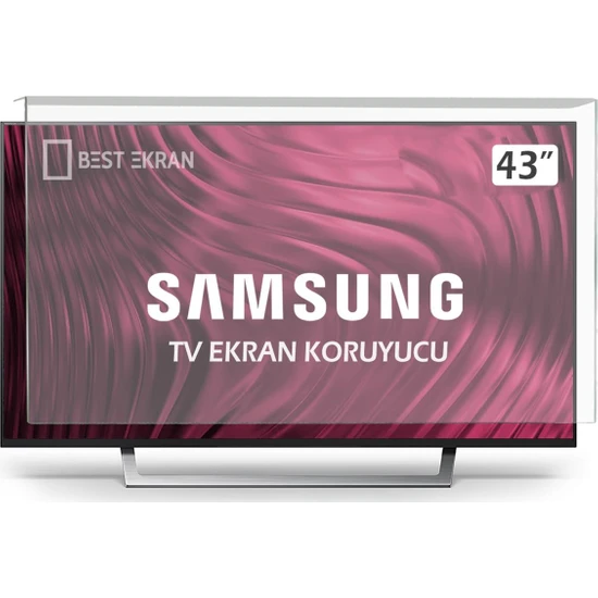 Samsung 43AU9000 Tv Ekran Koruyucu - Samsung 43 inç 109 ekran Koruyucu UE43AU9000UXTK Crystal