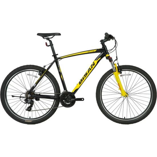 Bisan Mtx 7100 27.5-Jant V-Fren Dağ Bisikleti (Siyah-Sarı)